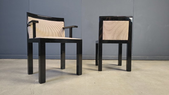 Image 1 of Chaises Teatro par Aldo Rossi et Luca Meda pour Molteni, 1980s, Set de 6