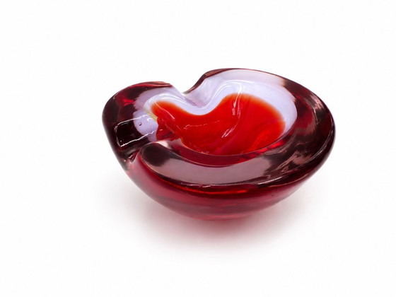 Posacenere/portagioie in vetro di Murano, Sommerso Rouge, Seguso Murano, Italia, circa 1960 – séguso, Ciotole (photo 4 of 6)