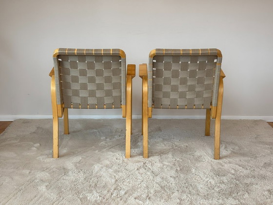 Image 1 of Sillones modelo 45 de Alvar Aalto para Artek, década de 1970. Juego de 2.