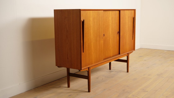 Image 1 of Vintage Highboard | Schuifdeuren | Deens Design | 169 cm