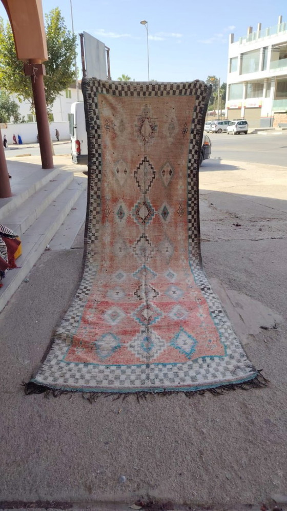 Image 1 of Handgeknoopt Berber kleed wol 400x130cm