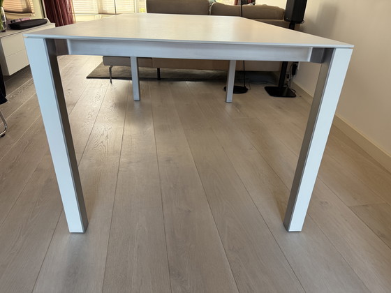 Image 1 of 1 Leolux table Strabo and 4 chairs Leolux Spring Orchid