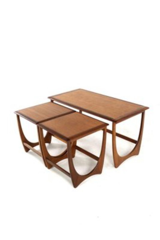 Image 1 of Coffee Table with Nesting Tables from G-Plan, Set of 3