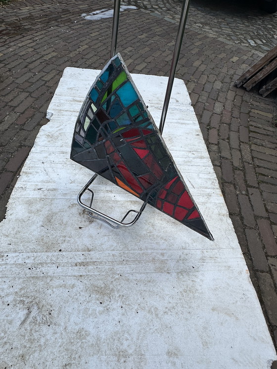 Image 1 of Glaskunst ROSAS vitrail contempory