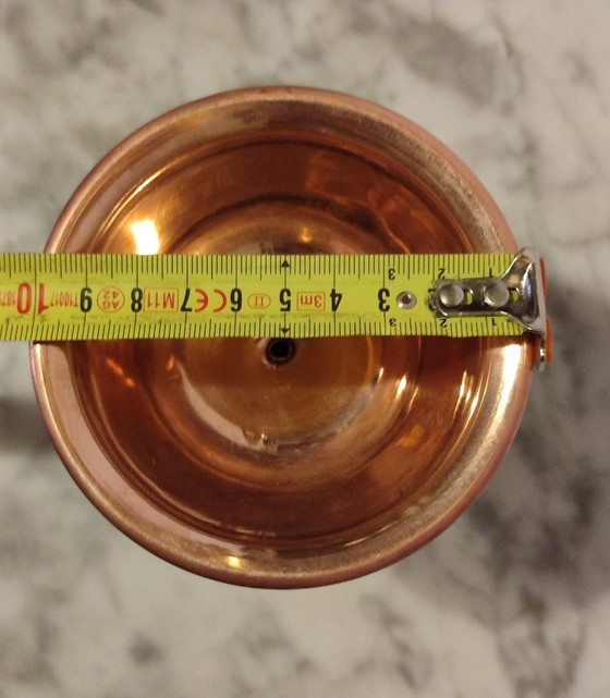 Image 1 of Dekorativer Ritualkelch, Kupfer und Messing – Lebensbaum (15 cm)