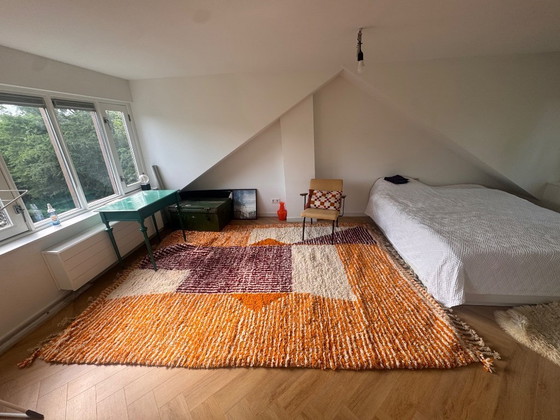 Image 1 of Marokkaans berber wollen kleed NIEUW HANDGEMAAKT retro vibes