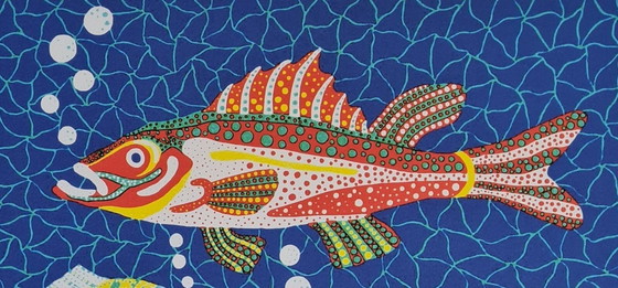 Image 1 of Da Yayoi Kusama, Mare, litografia, anni '90