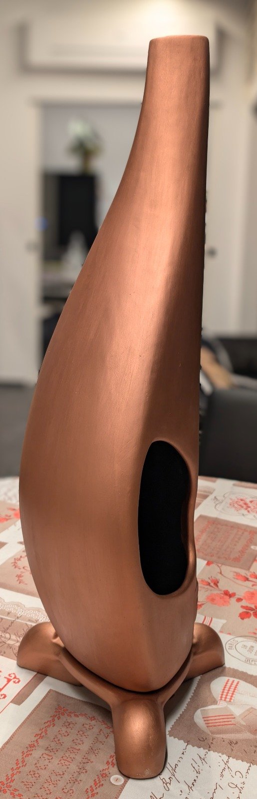 Image 1 of Corneli Hot Design bio ethanol fireplace, copper color, limited edition piece