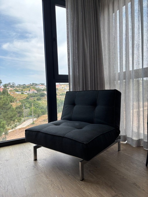 Innovation living Splitback Easy Chair Legs Chrome