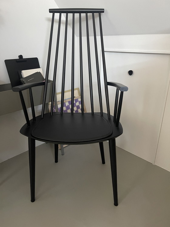 Image 1 of Hay J110 Incl. Black Leather Cushion