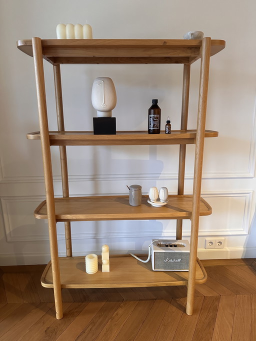 Mobiletto da parete Westwing in rovere stile anni '60