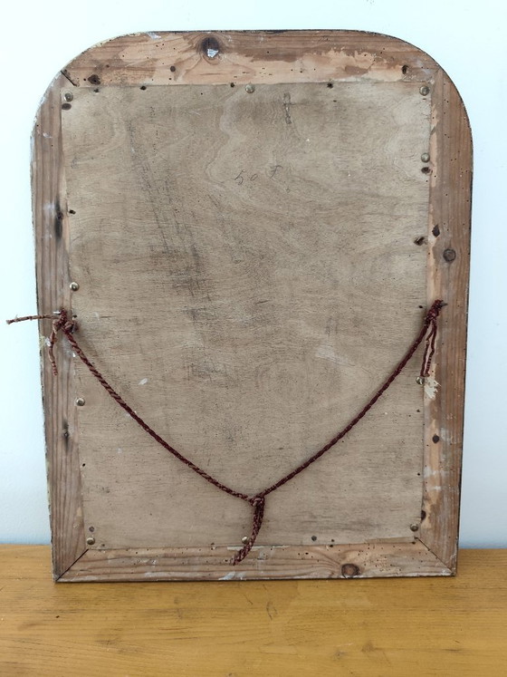 Antiker Louis-Philippe-Spiegel, 57 x 44 cm – Wood (photo 9 of 12)