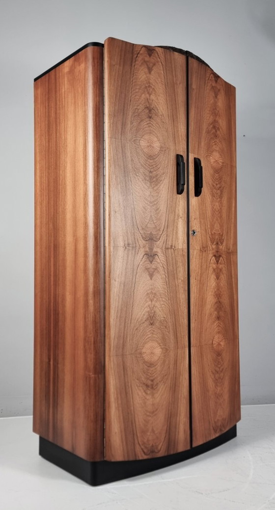 Image 1 of Art Deco Walnut Wardrobe, 1970s
