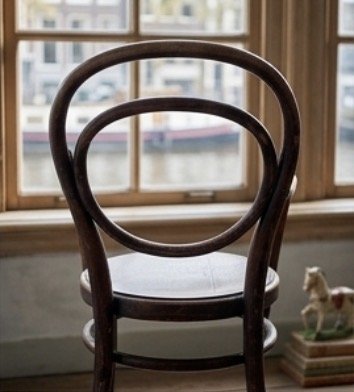 Image 1 of Seggiolone antico Thonet, con timbro