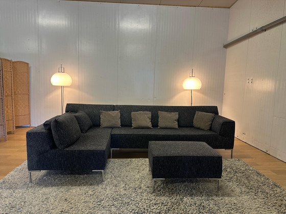 Image 1 of Design on Stock Bloq Canapé d'angle + Hocker Black Melange