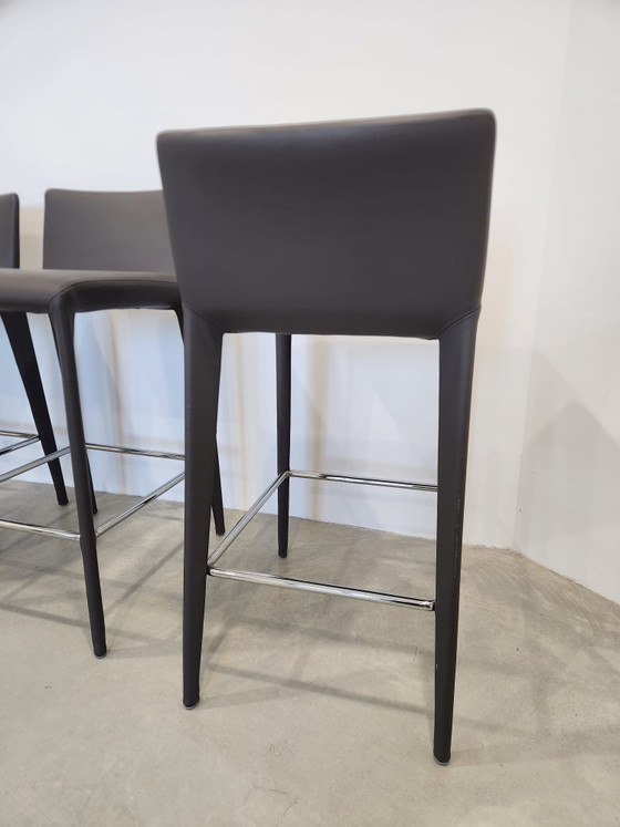 Bonaldo Bartoli Filly Up Too Barstools – Leather (photo 3 of 9)