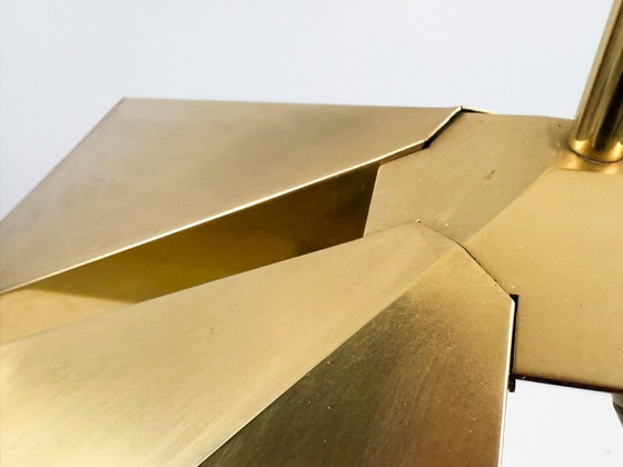 Image 1 of Lampada a sospensione/soffitto in ottone di Vereinigte Werkstätten, Germania, anni '70