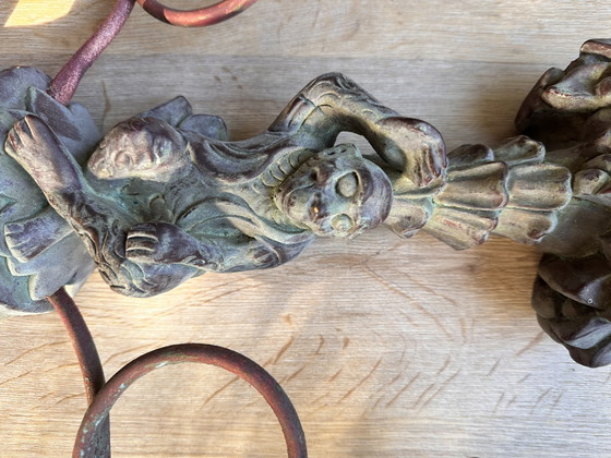 Antique or vintage wall candle holders – Wood, Iron (photo 5 of 7)
