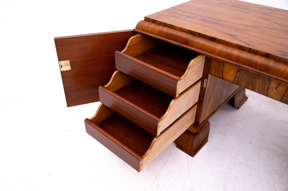 Image 1 of Ensemble de bureau Art déco des années 1930, Pologne.