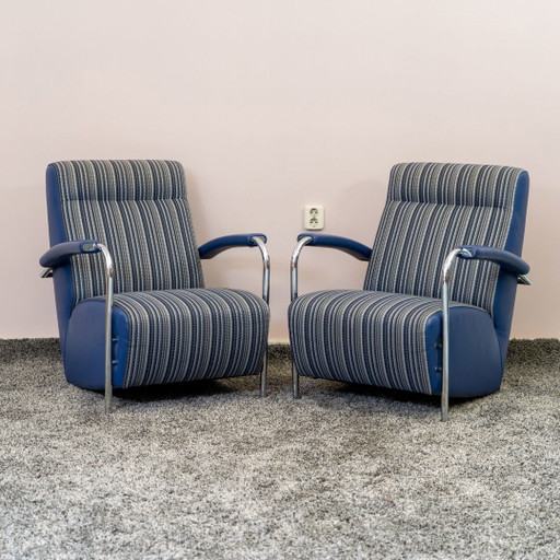 2x fauteuil Leolux Scylla