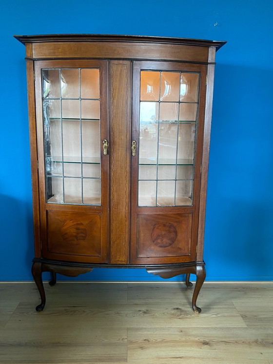 Image 1 of Vetrina / armadio d'argento inglese d'epoca