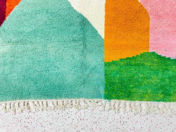 Image 1 of Handgeknüpfter, farbenfroher Berberteppich, 300 cm x 200 cm