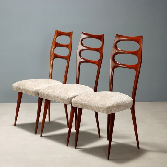 Image 1 of Set of 5 1950s Chairs