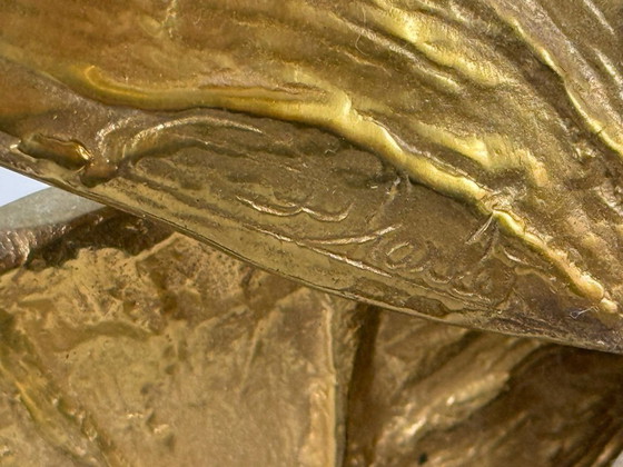 Image 1 of Applique murale sculpturale de Chrystine Charles, « Guadeloupe », France, années 1970, signée, pièce rare