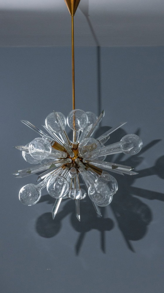 Image 1 of Kroonluchter EXPLOSE, René Roubíček, jaren 60-70, Tsjechoslowakije