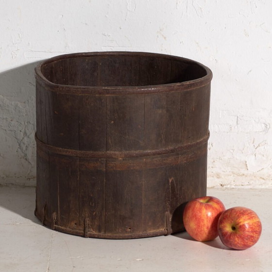 Secchio in legno antico – Cina, circa 1900 – Oggetti decorativi, Wood, Iron, Rustic (photo 7 of 40)