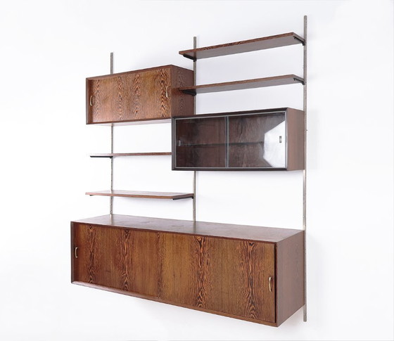 Image 1 of Parete componibile sospesa wengè anni '60