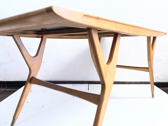 Image 1 of Mid - Century coffee table 50s 60s design in the style of Ico Parisi