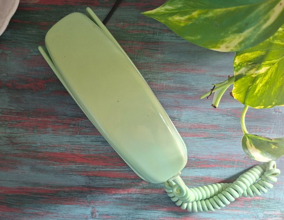 Image 1 of Telefono a gondola vintage CITESA - verde menta - anni '70/'80