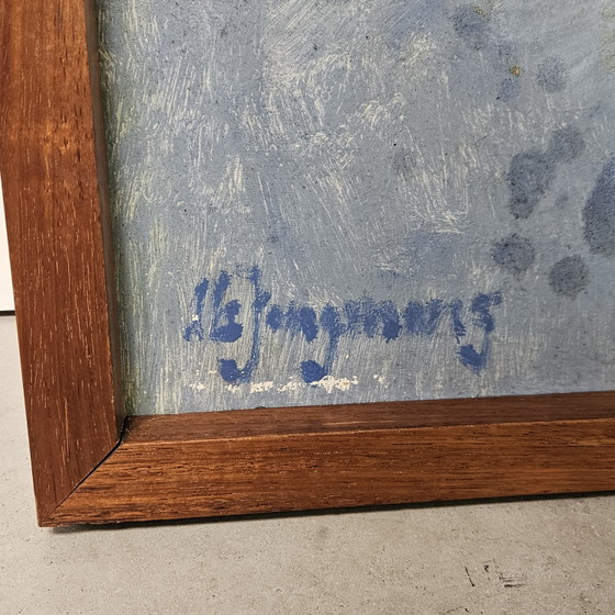 Image 1 of Grand tableau vintage, Ab Jongmans, 1970