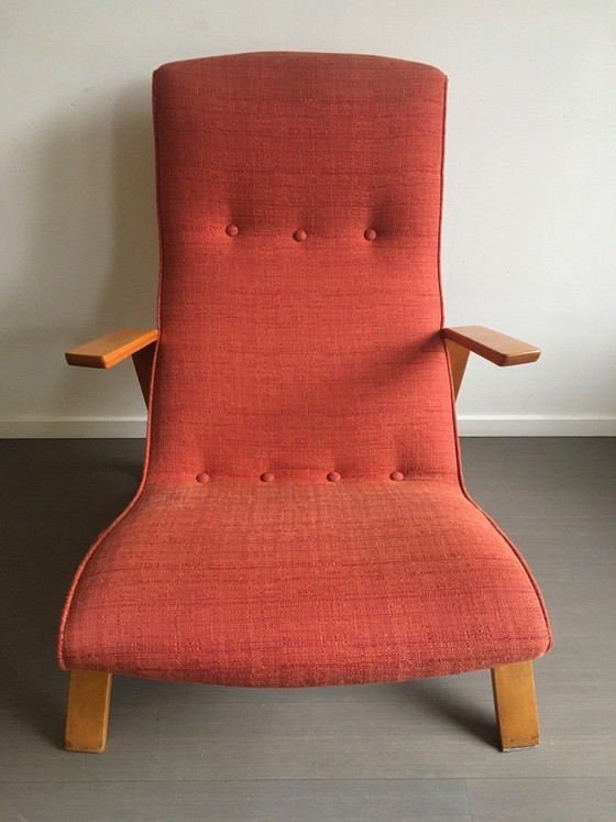 Grasshopper Lounge Chair by Eero Saarinen for Knoll International, 1950s, Kill International, Armchairs, Wood (photo 6 of 9)