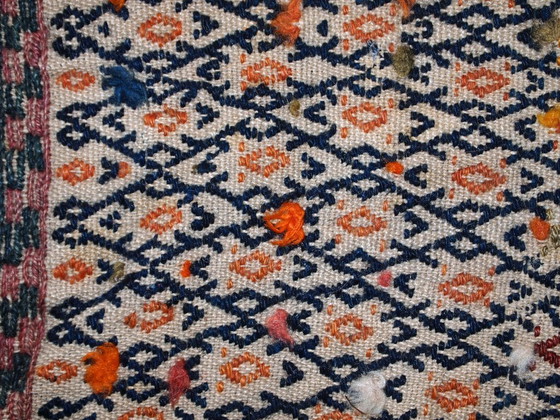 Image 1 of Handgefertigte antike persische Sumak-Satteltasche, doppelt, 55 cm x 100 cm, 1940er Jahre - 1C399