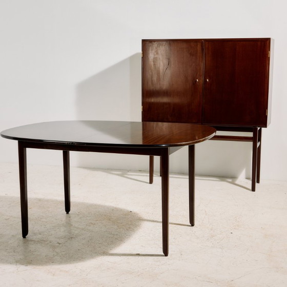 Image 1 of Juego de comedor MK11102 Rungstedlund de caoba de Ole Wanscher para Poul Jeppesen Møbelfabrik. Juego de 8