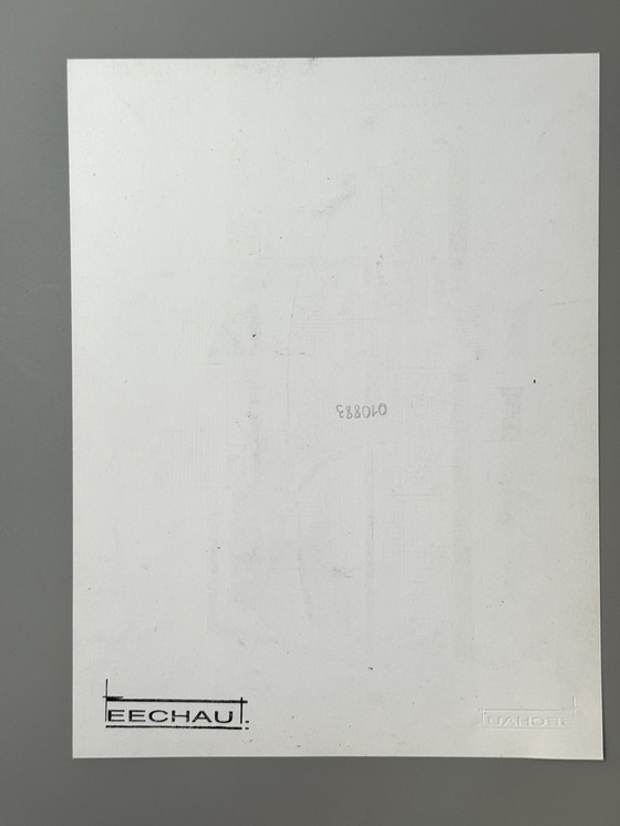 Image 1 of Eugène Eechaut (1928-2019) - 4 works, ink on paper 1982-1984