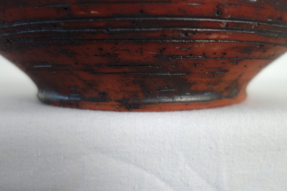 Image 1 of Vintage Visby geglazuurd aardewerk pot, Zweden