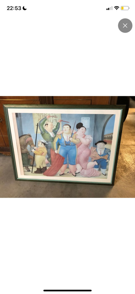 Dipinto di corrida di Fernando Botero – Dipinti e disegni, Wood, Glass (photo 4 of 5)