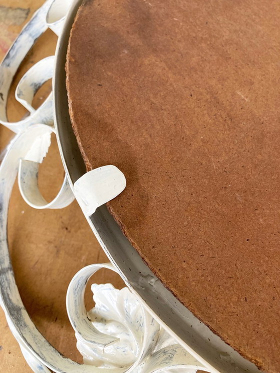 Image 1 of Espejo convexo de hierro forjado, Inglaterra, década de 1950