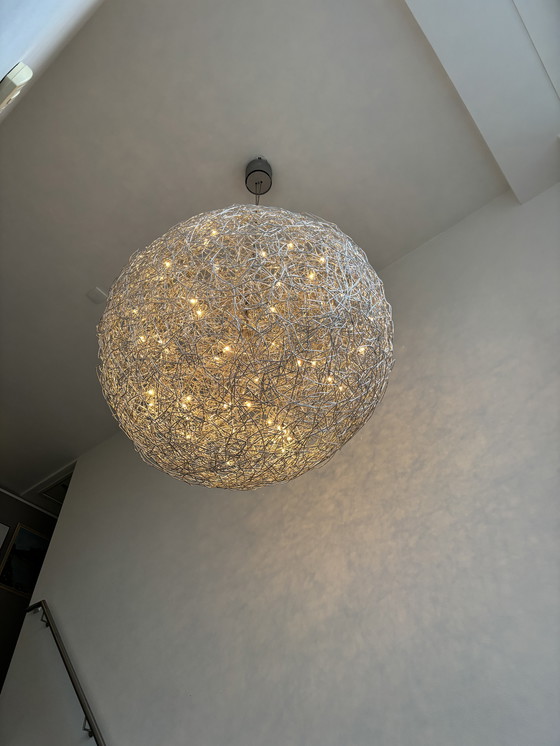 Image 1 of Original Fil de Fer hanging lamp Catellani and Smith 120 cm