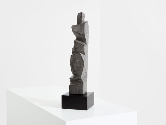 Image 1 of Sébastien Touret Scultura totem in pietra brutalista, circa 2010