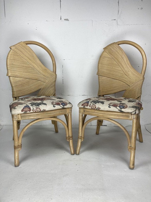 Chaises et table vintage