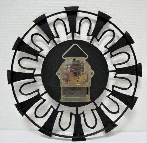 Image 1 of 60's design metal wall clock