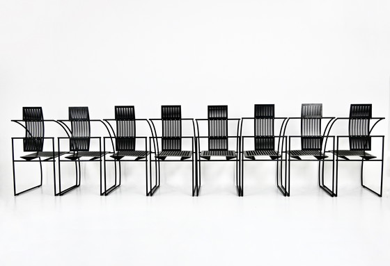 Image 1 of "Quinta" Dining Chairs by Mario Botta for Alias, 1980s, set of 8