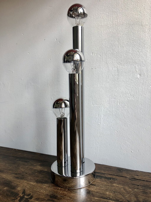 Lámpara de mesa Sputnik de la era espacial