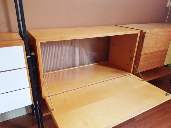 Coen de Vries separador de ambientes Everest, Armarios de pared, Madera, Metal, Marrón, Mid Century Modern (foto 6 de 13)