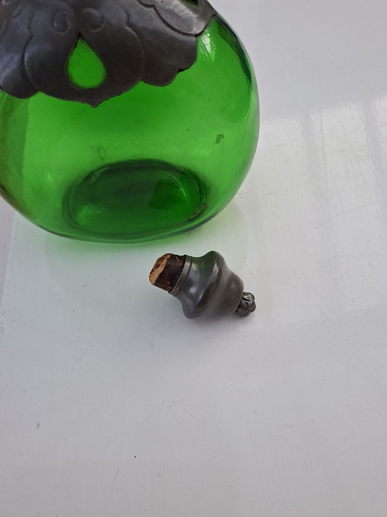Image 1 of Fles met tinnen hals