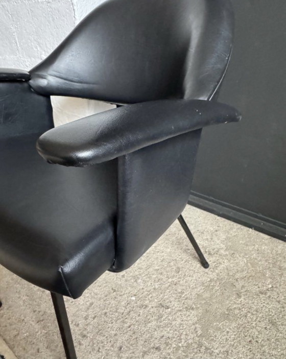 Image 1 of Sillón negro de los años 50